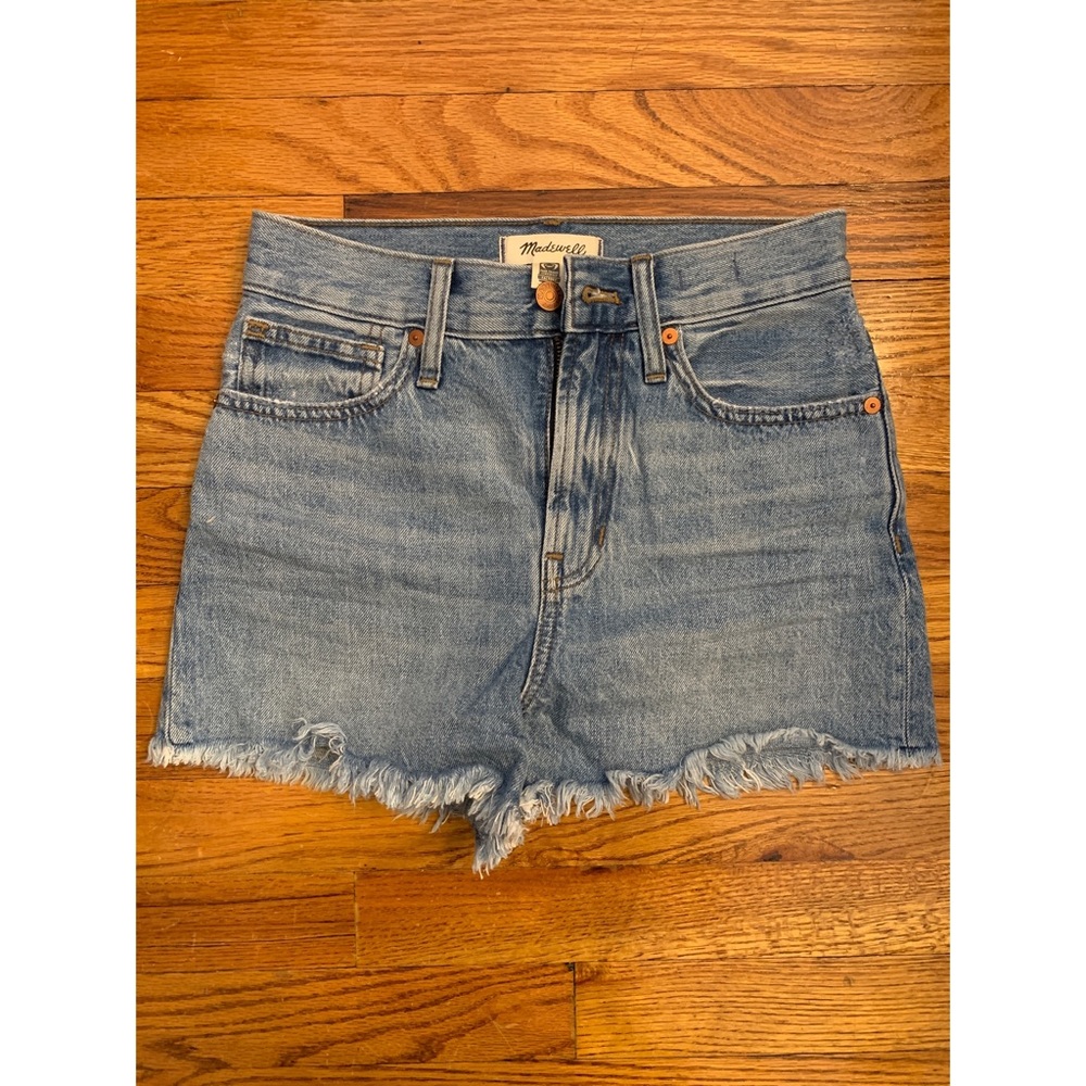 Madewell High Rise Cutoff Jean Shorts
